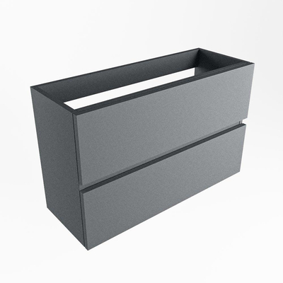 Mondiaz ADA fonteinonderkast - 80x30x50cm - 2 lades - uitsparing rechts - softclose - Plata