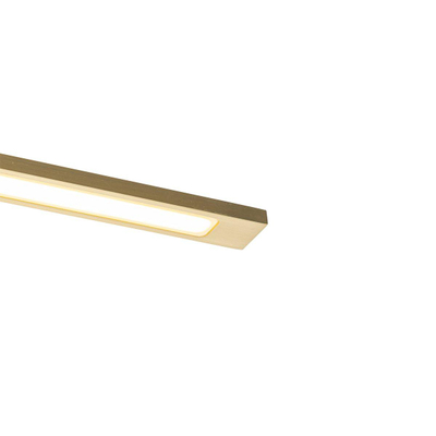 QAZQA Jerre wandlamp - 41.5x13.5x5.5cm - incl. LED - IP44 - messing (goud) OUTLETSTORE