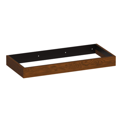BRAUER Amaze meuble sous-lavabo 100 avec support de suspension intégré lamelles chêne brun