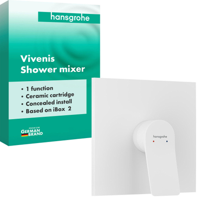 Hansgrohe Vivenis mengkraan inbouw voor iBox Universal 2 mat wit