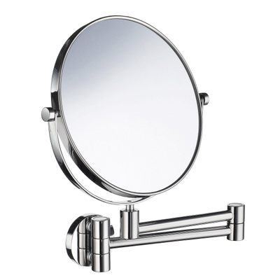 Smedbo Outline Cosmeticaspiegel 20x33.5cm ophangen Massief messing Chroom SHOWROOMMODEL