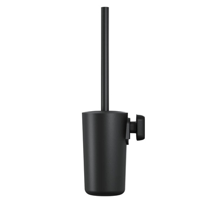 Tiger Carv Brosse de toilette avec support Noir