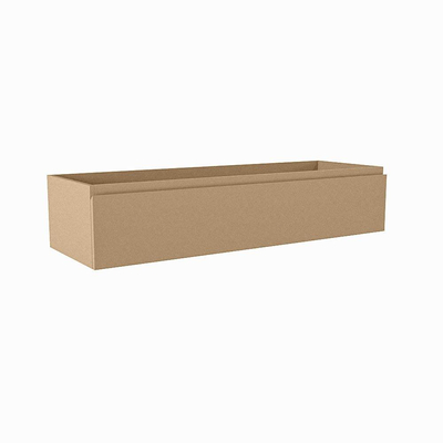 Mondiaz FOGE wastafelonderkast - 120x41x25cm - 1 lade - uitsparing links - softclose - Oro