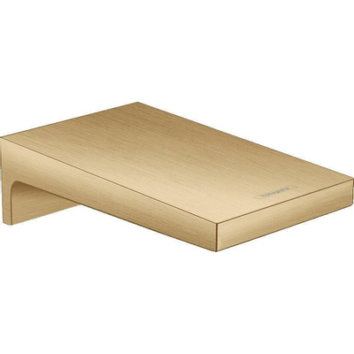 Hansgrohe Metropol Baduitloop breed - wandmontage - voorsprong uitloop 18.5cm - geborsteld brons