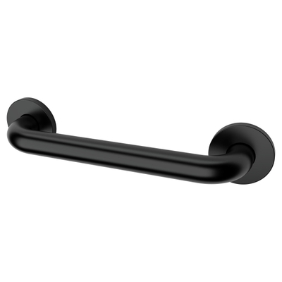 Haceka Kosmos Comfort Wall Barre d'appui de baignoire - 30cm - courbée - noir mat