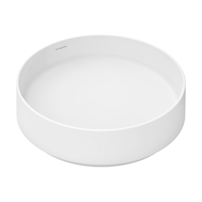 Hansgrohe Xuniva Vasque à poser - 40x40cm - ronde - sans trou de robinet - sans trop-plein - blanc mat