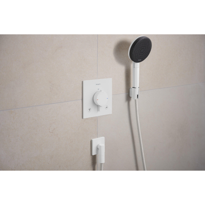 Hansgrohe Ecostat Comfort E mitigeur thermostatique encastré 2 fonctions blanc mat