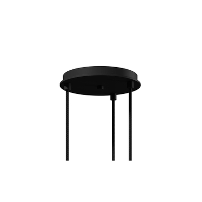 LoooXLight collection système de suspension pour 3 lampes suspendues noir