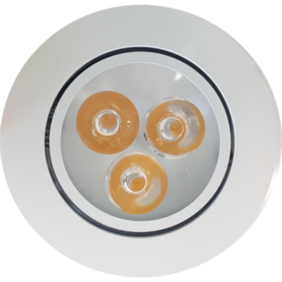 Saniclass Spots à encastrer LED 5 spots avec bras Blanc