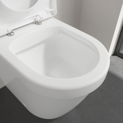 Villeroy & Boch Architectura Cuvette à fond profond - sans bride de rinçage - sur pied - Blanc Alpin CeramicPlus