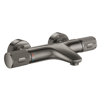 GROHE Grohtherm 1000 Performance badthermostaat - met koppelingen - hard graphite (antraciet)