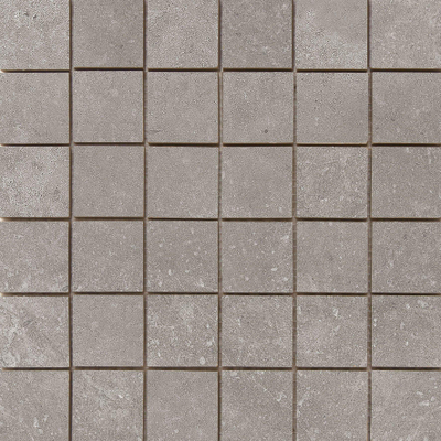 Terravito Velaro carreau mural et de sol - 30x30cm - aspect béton - mosaïque Pearl mat (gris)