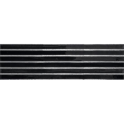 Vtwonen Tegels Rib Wandtegel - 13.4x45cm - 9.0mm - Azabache