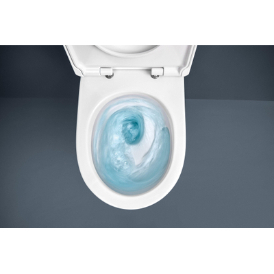 Geberit Renova Pack WC suspendu - 54x35,5cm - fond profond - sans bride - TurboFlush - abattant softclose et quickrelease - blanc brillant