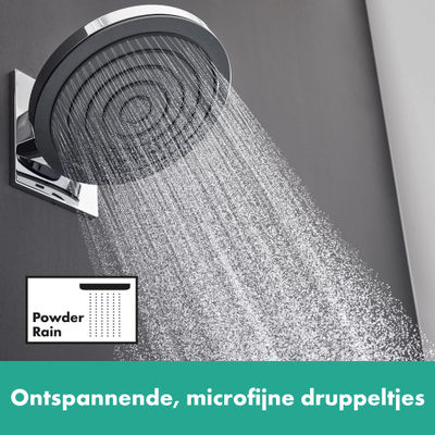 Hansgrohe Pulsify hoofddouche 26cm 2jet met arm chroom