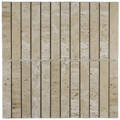 The Mosaic Factory Natural Stone mozaïektegel - 30x30cm - 8mm - vierkant - mat beige