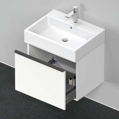 Duravit D-neo Meuble sous vasque 58.4x44.2x44cm 1 tiroir Blanc mat