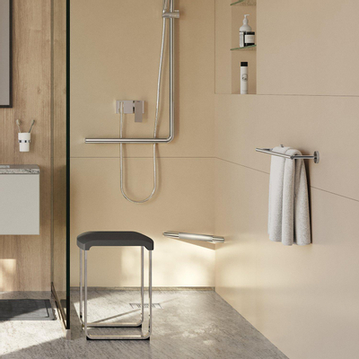 Smedbo Living Repose-pied - à suspendre - Acier inoxydable Chrome