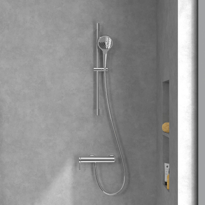 Villeroy & Boch Dawn 1 greeps douchekraan rond - hoogglans chroom