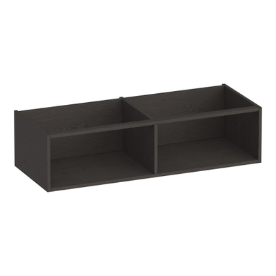 BRAUER Flourish armoire latérale - 119x30x45.5cm - avec 2 compartiments de rangement Anthracite Bois