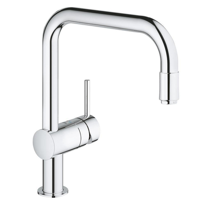 Grohe Minta Keukenkraan - hoog - uittrekbare u uitloop - chroom