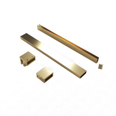 Aqua Vista Ensemble de profilés SMART Brushed Yellow Titanium