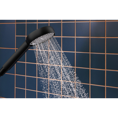 Hansgrohe Activera S ensemble de douche 95 - 2jets - EcoSmart - avec barre de glissement 90cm - noir mat