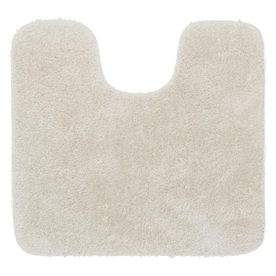 Sealskin angora tapis de toilette 55x60 cm polyester blanc cassé