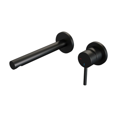 Brauer Black Edition Mitigeur lavabo encastrable économiseur d'énergie Noir mat