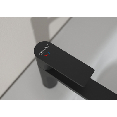 Hansgrohe Rebris S Mitigeur lavabo 1 trou 80 coolstart avec vidage noir mat