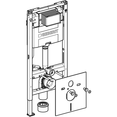 Geberit Duofix Inbouwreservoir met frame
