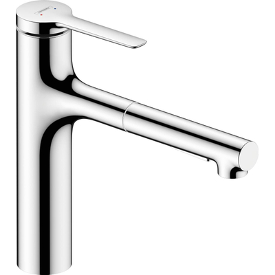 Hansgrohe Zesis m33 1 greeps keukenkraan - 160 metalen uittrekbare. vuistdouche - 2jet - chroom