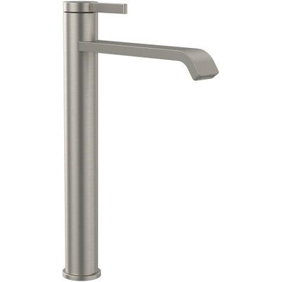 Villeroy & Boch Dawn 1 greeps wastafelkraan verhoogd - zonder pop up afvoergarnituur - Brushed Nickel (rvs)