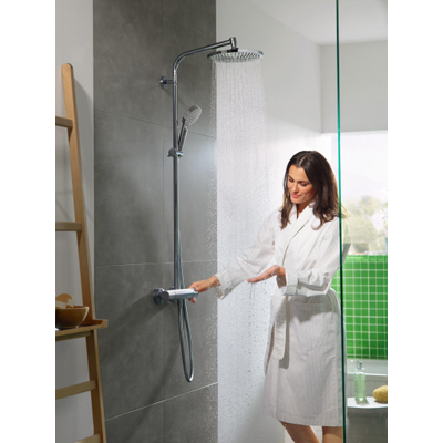 Hansgrohe Crometta s 240 Regendouche - opbouw - ronde hoofddouche - met douchegarnituur - ecosmart - hoogglans chroom