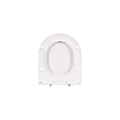 Sanindusa Urby Abattant de toilette - descente amortie - dégondage rapide - slim - blanc mat