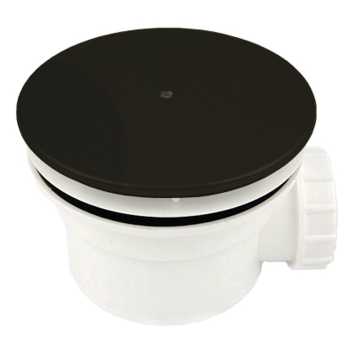 Xenz Douchebakafvoer 90 mm zwart mat