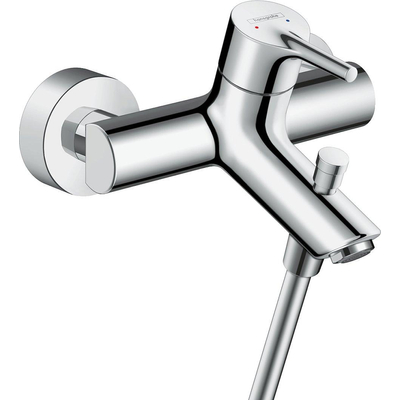 Hansgrohe Talis S Badkraan - met koppelingen - hoogglans chroom