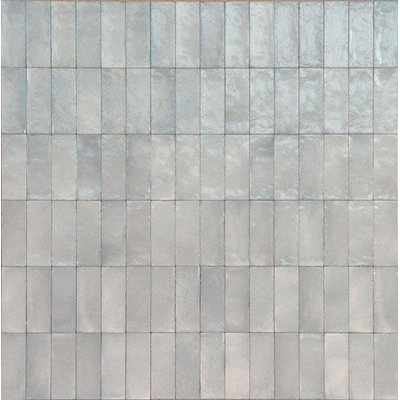 Ceralto Drapé Mural Wandtegel - 7.5x20cm - 10.0mm - Grigio