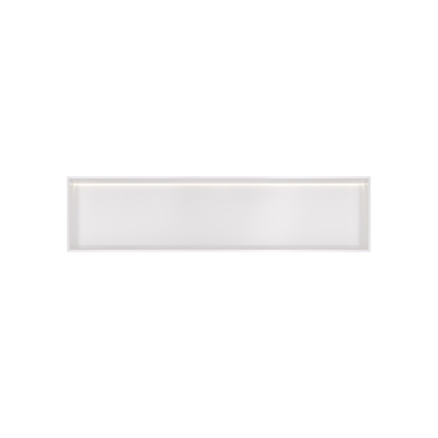 Hotbath &MORE Boîte encastrée ou niche encastrée - 30x120x10 - avec LED IP44 - Blanc mat