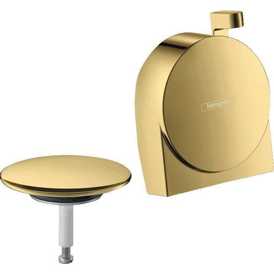 Hansgrohe Exafill S S - afbouwdeel - voor badafvoer- overloop- en vulcombinatie - glans goud