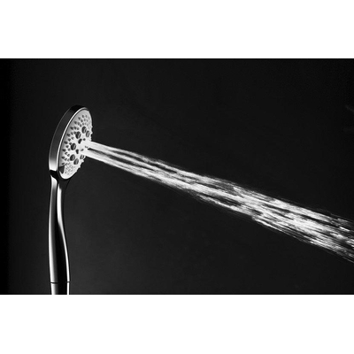 Hotbath Mate Handdouche - met 3 standen - 23cm - diameter 10cm kunststof - kunststof - hoogglans chroom