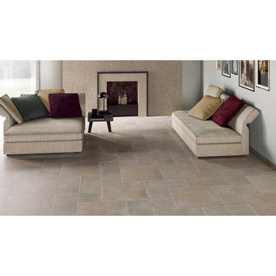 SAMPLE Douglas Jones Castles Carrelage sol et mur 80x80cm 10mm rectifié R10 grès cérame Tabacco