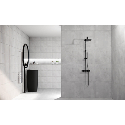 ÉCHANTILLON Terravito Gipuro Carrelage de sol et de mur - 60x120cm - rectifié - mat Gris