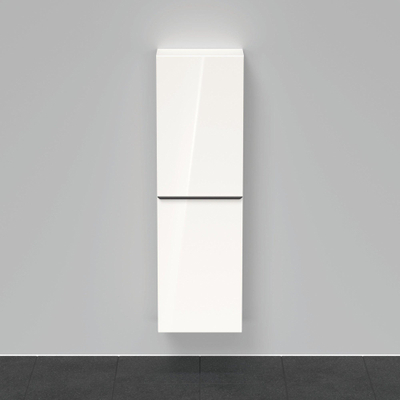 Duravit d-neo étagère semi-haute 40x24x132cm porte blanche brillante