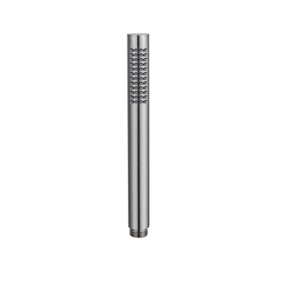 Fortifura Calvi Ensemble de robinet de baignoire - bec - 22cm réductible - flexible en métal - douchette à main - partie encastrable - support mural - inox brossé PVD