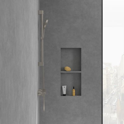 Villeroy & Boch Loop & Friends Mitigeur de douche monocommande - Nickel brossé mat (aspect inox)