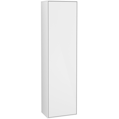 Villeroy & Boch finion Armoire colonne haute 41.8x151.6x27cm avec 1 porte droite glossy blanc