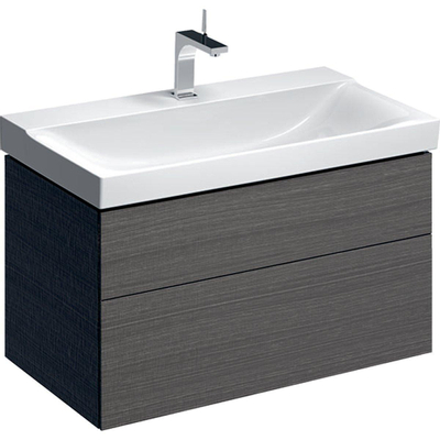Geberit Xeno2 meuble sous-lavabo 2 tiroirs 88x53cm gris scultura