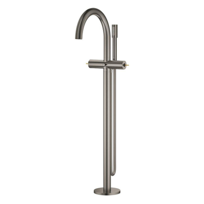 Grohe Atrio private collection badmengkraan - staand - hard graphite geborsteld