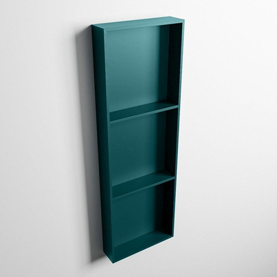 Mondiaz Easy nis 29.5x89.5x8cm voor Inbouw/opbouw 3 open vakken Solid surface Smag/Smag